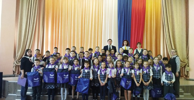 08 апреля 2024г. в нашей школе прошло торжественное мероприятие - посвящение в Орлята России..